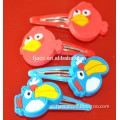 new design rubber hair clip&BB snap clip for kids